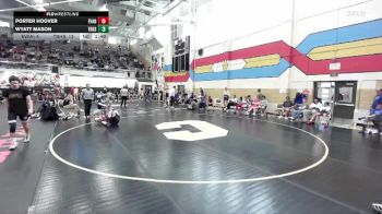 132 lbs Quarters & 1st Wb (16 Team) - Wyatt Mason, Thunder Basin High School vs Porter Hoover, Evanston