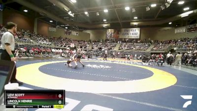 1A 106 lbs Quarterfinal - Levi Scott, Altamont vs Lincoln Henrie, Panguitch