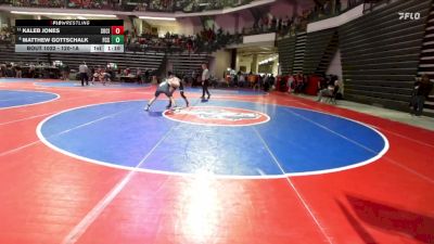 120-1A Champ. Round 1 - Kaleb Jones, Social Circle vs Matthew Gottschalk, Fellowship Christian School
