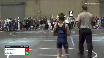 64 lbs Prelims - Israel Garcia, Team Valley WC vs Analu Woode, Golden Back