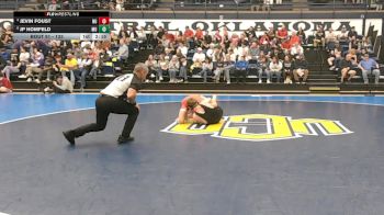 133 lbs Quarterfinal - Jevin Foust, Newman vs JP Homfeld, Maryville