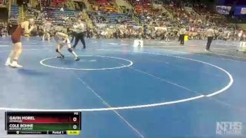 120 lbs Cons. Round 3 - Gavin Morel, Dickinson vs Cole Bohne, Bismarck Century