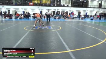 133 lbs 9th Place Match - Brenden Yob, Heidelberg vs Donovan Kelly, Adrian