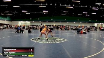 100 lbs Quarterfinal - Azya Monroe, Hoke County vs Nykira Purdie, Lumberton