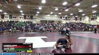 106 lbs Cons. Round 1 - Cameron Harms, Des Moines Lincoln vs Kaydin Jones, Union, LaPorte City