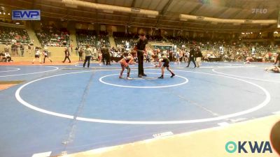 64 lbs 3rd Place - Brock Glass, Coweta Tiger Wrestling vs Kendall Dean, Morris Wrestling Association