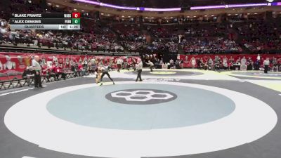 132 lbs Quarters - Alex Denkins, Perrysburg vs Blake Frantz, Wadsworth