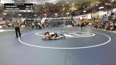 157 lbs Champ. Round 1 - Emerson Lowry, Stockton Hs vs Kade Osborn, Kingman Hs