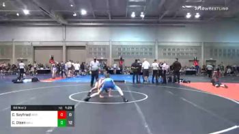 120 lbs Prelims - Caleb Seyfried, South Side WC vs Christian Olsen, Menace-Jelly