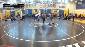 190 lbs Champ. Round 1 - Jared Nicholson, Fernandina Beach vs James Mitchell, Santa Fe High School