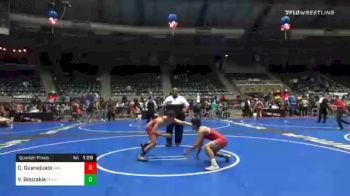 115 lbs Quarterfinal - Derek Guanajuato, Valiant College Prep vs Vince Bouzakis, Team Greco