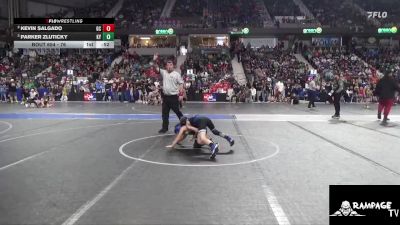 76 lbs Semifinal - Parker Zluticky, Kansas YG vs Kevin Salgado, Gray County