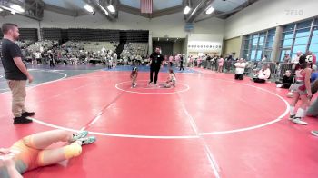 61 lbs Rr Rnd 7 - LeighAnne Gambale, Centurion Wrestling vs Mia Carmela Barro, MGW Great White