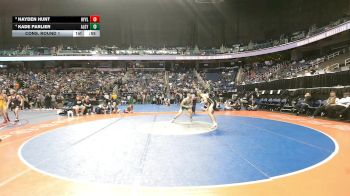 1A/2A 150 Cons. Round 1 - Hayden Hunt, Hayesville vs Kade Parlier, Alleghany