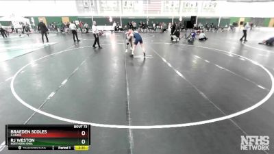 157 lbs Quarterfinal - Rj Weston, Northern Iowa vs Braeden Scoles, Illinois