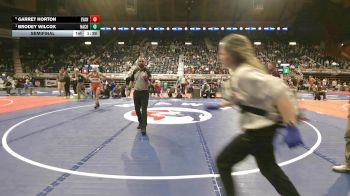 4A-165 lbs Semifinal - Brodey Wilcox, Natrona County vs Garret Horton, Evanston
