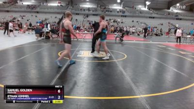 175 lbs Cons. Semi - Samuel Golden, Missouri vs Ethan Kimmel, MO West Championship Wrestling Club