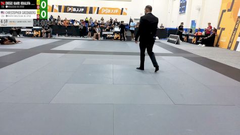 Diego Kairi Khalifa vs Christopher Greenberg 2026 PBJJF Pan American Jiu-Jitsu Championships