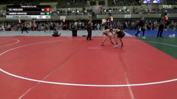 85 lbs Cons. Round 3 - James Grover, Maple River / USC vs Eli Nielsen, Summit Wrestling Academy