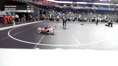 85 lbs 3rd Place - Chase Stroot, Southern Illinois Bulldogs vs Zeek Buchan, Nebraska Wr Ac