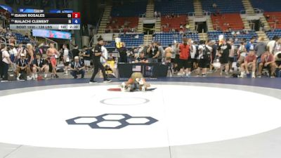 138 lbs Cons. Rd Of 64 - Isaiah Rosales, California vs Malachi Clement, Iowa