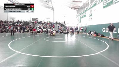 132 lbs Quarterfinal - Adam Dean, Portland/Cromwell vs Andrew Kuljancic, Ellis Tech