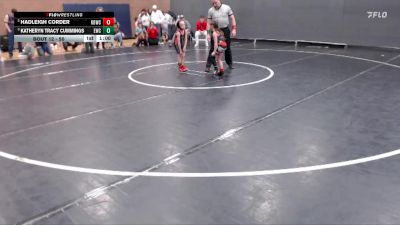 50 lbs Round 3 - Katheryn Tracy Cummings, Emmett Wrestling Club vs Hadleigh Corder, Kimberly Bulldog Wrestling Club