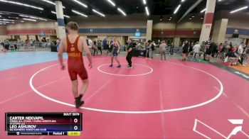 165 lbs Semifinal - Carter Nekvapil, COBRA ALL-STARS / Cobra Wrestling Systems LLC vs Leo Ashurov, NG Bombers Wrestling Club