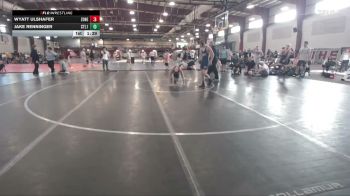 157 lbs Finals (2 Team) - Jake Renninger, Steller 1 vs Wyatt Ulshafer, The Zone W/C