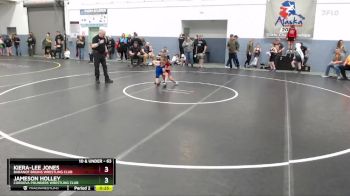 63 lbs Cons. Round 2 - Kiera-Lee Jones, Baranof Bruins Wrestling Club vs Jameson Holley, Cordova Pounders Wrestling Club