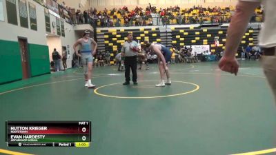 215 lbs Cons. Round 2 - Evan Hardesty, ARCHBISHOP HOBAN vs Hutton Krieger, ROOTSTOWN