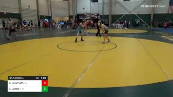 93 lbs Prelims - Gabby Ladehoff, Fremont Wrestling Academy vs Sadie Lynch, Platte Valley