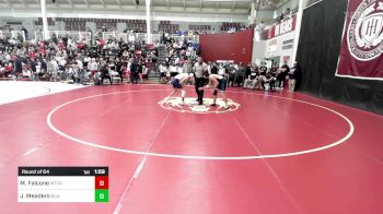 138 lbs Round Of 64 - Matthew Falcone, Mount Vernon vs Jax Meaders, Bethlehem Christian Academy