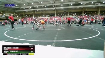 115 lbs Cons. Round 2 - Brody Osborne, Tiger vs Brayden Hansen, Abilene
