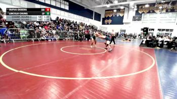 138 lbs Champ. Round 3 - Rufus Ekberg, Santa Monica vs Lincoln Chung, Long Beach Poly