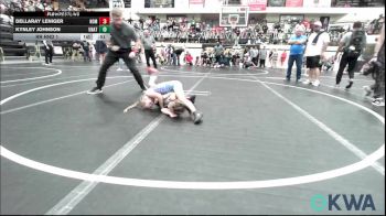 52 lbs Rr Rnd 1 - Dellaray Leniger, Team Nomad vs Kynley Johnson, Unattached