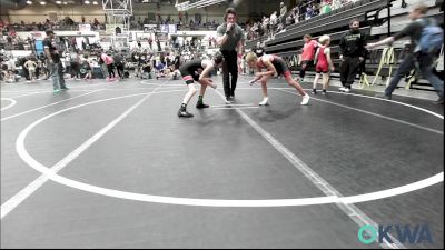86-92 lbs Semifinal - Jake Johnson, Pauls Valley Wrestling Club vs Jasper Coleman, Elgin Wrestling