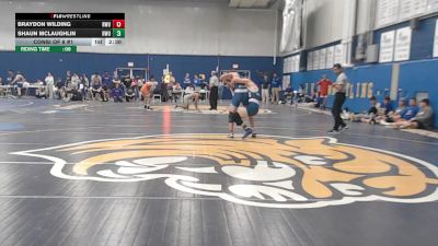 141 lbs Consi Of 8 #1 - Braydon Wilding, Roger Williams vs Shaun McLaughlin, Roger Williams