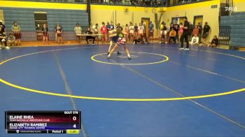 100 lbs Round 1 - Josie Wilson, Abilene Kids Wrestling Club vs Tiana Murphy, Wichita Training Center