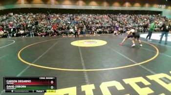 150 lbs Cons. Round 1 - Carson DeGarmo, Vintage vs David Osborn, University