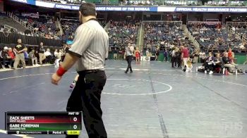 2A 144 lbs 3rd Place Match - Zack Sheets, West Wilkes vs Gabe Foreman, Washington