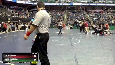 2A 144 lbs 3rd Place Match - Zack Sheets, West Wilkes vs Gabe Foreman, Washington