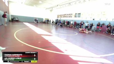 165 lbs Champ. Round 2 - Leo Rubino-lobue, Skyline College vs Thomas Sarmiento, Sacramento City College