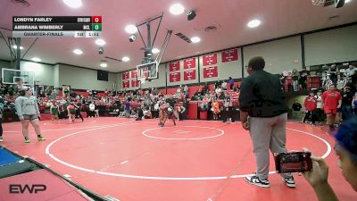 170 lbs Quarterfinal - Londyn Farley, Bookert T Washington vs Ambrana Wimberly, McLain