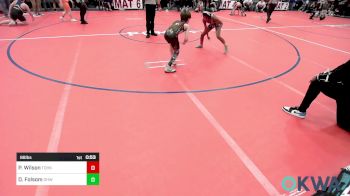 88 lbs Semifinal - Prince Wilson, Team Of Hard Knox vs Dax Folsom, Greater Heights Wrestling