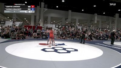 72 lbs Cons. Semis - Griffin Lundeen, Wolves Wrestling Club vs Patrick Brackett, NYAC