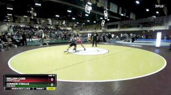 132 lbs Cons. Round 2 - William Carr, Steele Canyon vs Connor O`Balle, Carlsbad