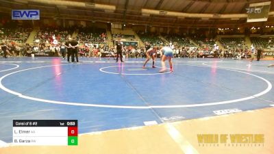 110 lbs Consi Of 8 #2 - Luna Elmer, Alber Athletics vs Brooklynn Garza, RedWave Wrestling