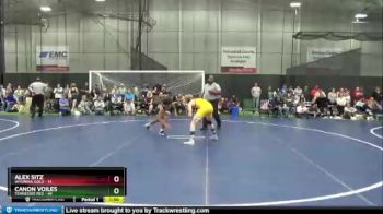 140 lbs Round 4 (6 Team) - Canon Voiles, Tennessee Red vs Alex Sitz, Wyoming Gold