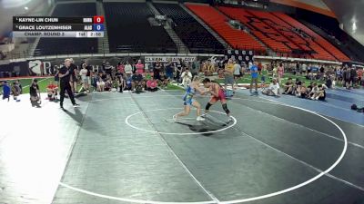 100-105 lbs 1st Place Match - Kayne-Lin Chun, Hawaii vs Grace Loutzenhiser, Alaska